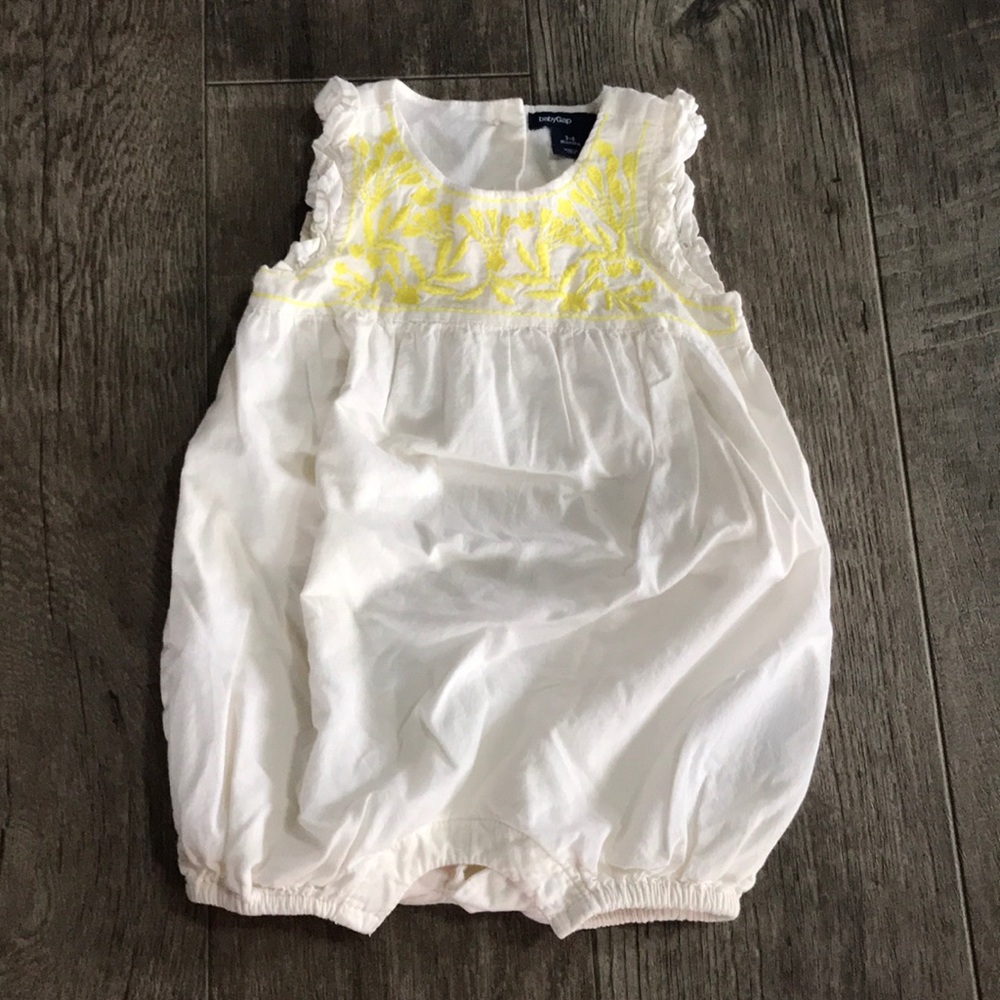 BabyGap embroidered romper